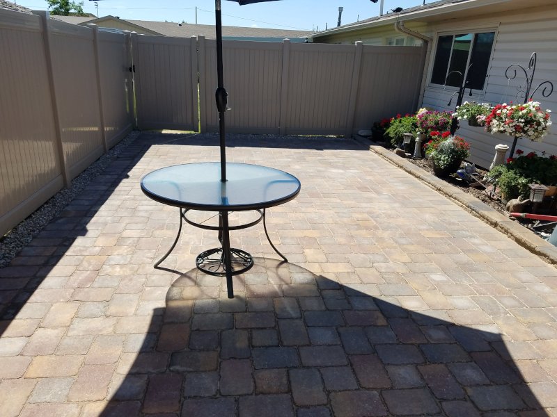 Paver Patio by Sheridan Lawn and Landscaping, LLC