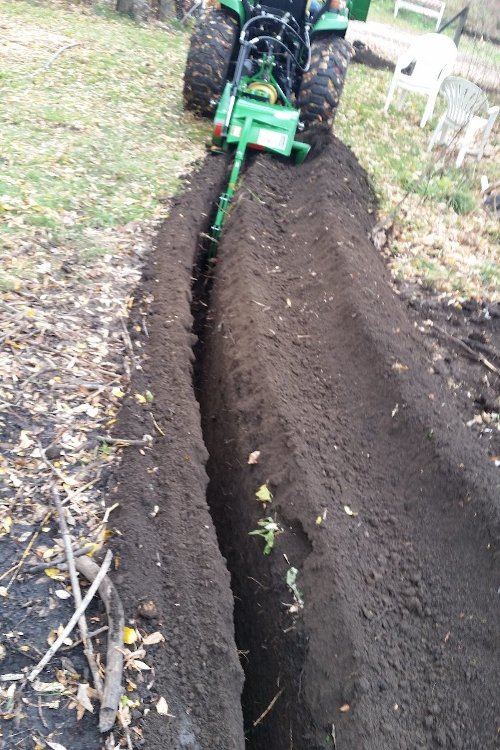 Trenching by Sheridan Lawn and Landscaping, LLC