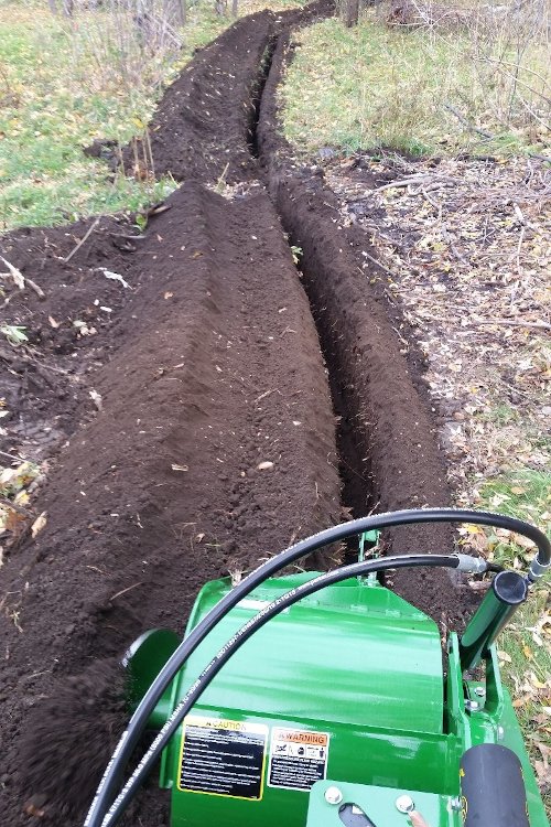 Irrigation Trenching by Sheridan Lawn and Landscaping, LLC