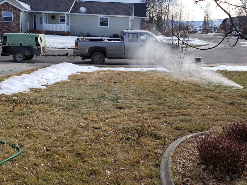 Irrigation Winterizing - Sprinkler Blow-Outs by Sheridan Lawn and Landscaping, LLC